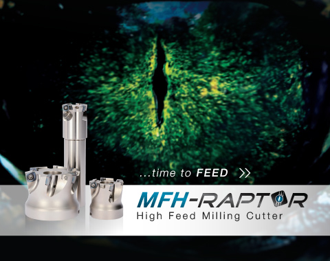 MFH-Raptor high feed milling cutter