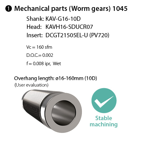 Mechanical parts (Worm gears) 1045