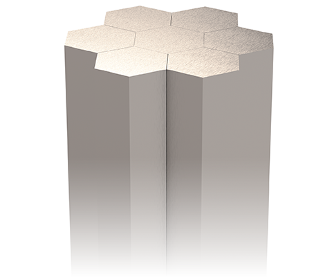 Crystal orientation structure illustration