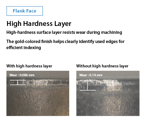 CA4 high hardness layer