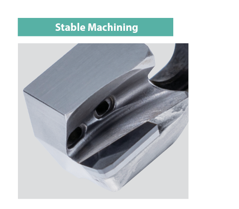 Stable machining insert design