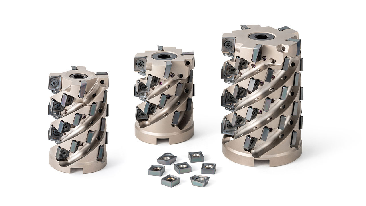 Double Up Shell Helical Shell Mill for Titanium Alloys - ME90