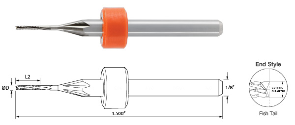 Series 2350 Fish Tail Diagram