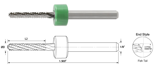 Series 2390 Fish Tail Diagram