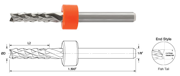 Series 4100 Fish Tail Diagram